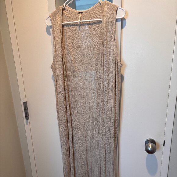 Free People knitted cover-up duster - Picture 1 of 5